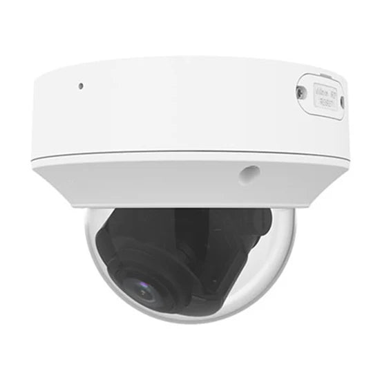 4K UltraHD (8MP) NDAA-Compliant Weatherproof Vandal Dome IP Security Camera with a 2.8-12mm Motorized Zoom Lens, Deep AI Human & Vehicle Detection, LightHunter Illumination Technology, and a Built-In Microphone (U1-8MP-VZ1)