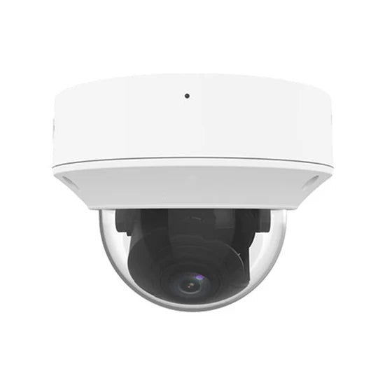 4K UltraHD (8MP) NDAA-Compliant Weatherproof Vandal Dome IP Security Camera with a 2.8-12mm Motorized Zoom Lens, Deep AI Human & Vehicle Detection, LightHunter Illumination Technology, and a Built-In Microphone (U1-8MP-VZ1)