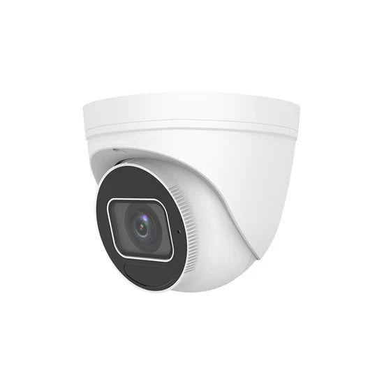 4K UltraHD (8MP) Prime I NDAA Compliant Weatherproof Turret IP Security Camera with a 2.8-12mm Motorized Lens and LightHunter Technology (U1-8MP-TZ1)
